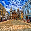 Casas de colores en el casco histórico de Salvador