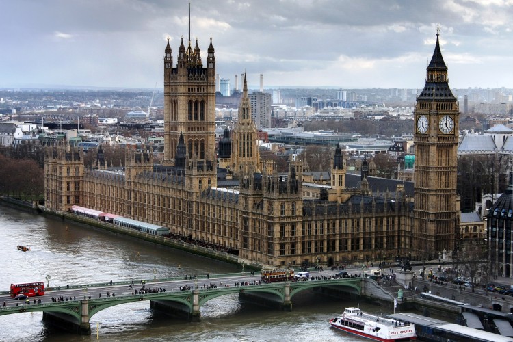 Big Ben y Westminster (Parlamento UK), Londres, Gran Bretaña