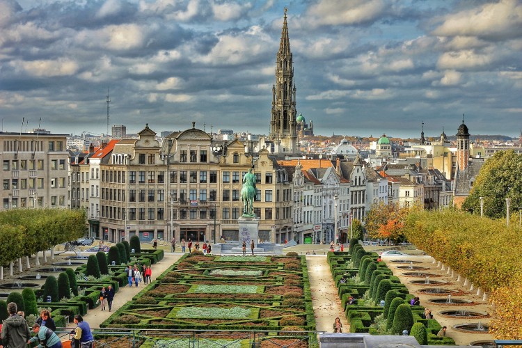 Vista panorámica de Bruselas