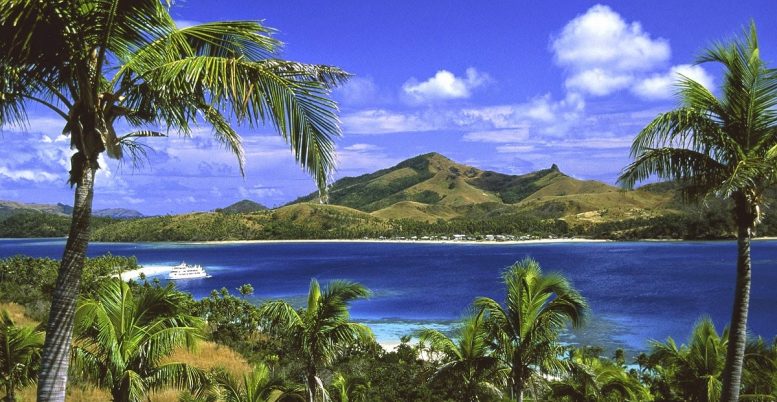 Vista de las exóticas Islas Fiji