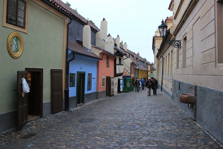 Callejón de oro en Praga