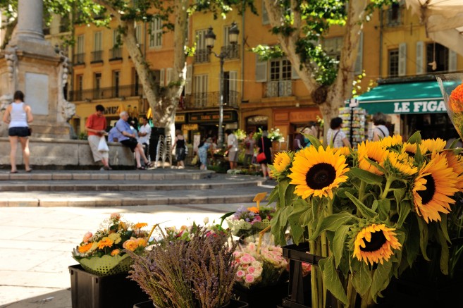 Flores en Aix en Provence