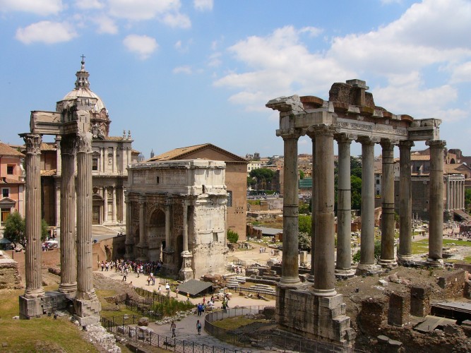 Ruinas del foro de Roma