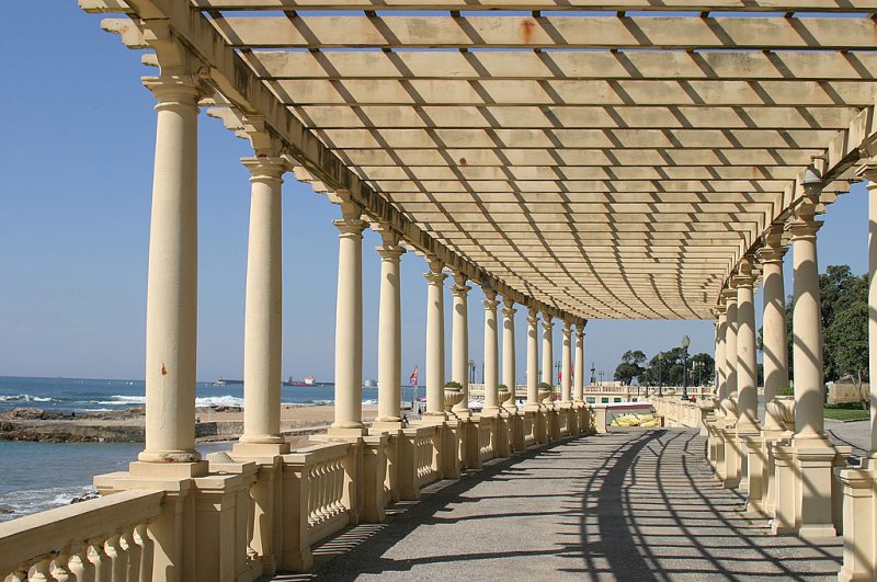 Paseo marítimo en Oporto