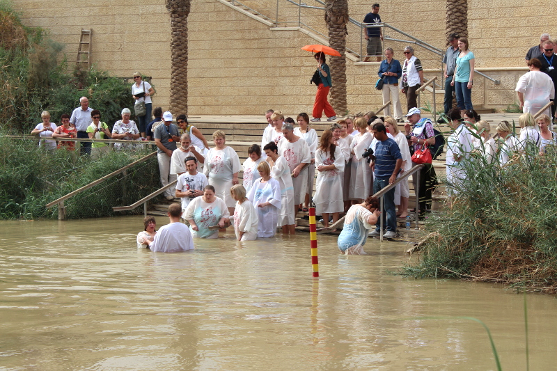Lugar de bautismo en Israel