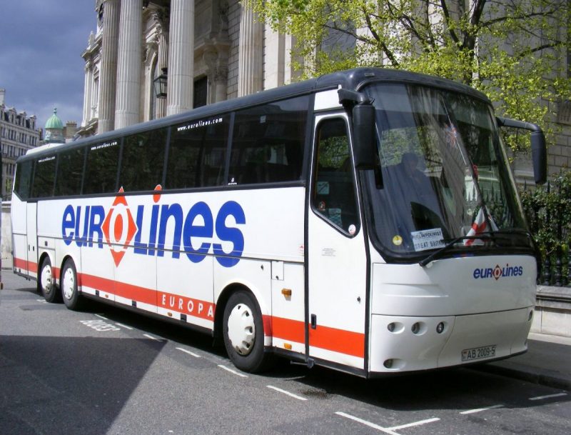 Autobuses Eurolines por Europa