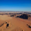 El desierto rojo desde el cielo