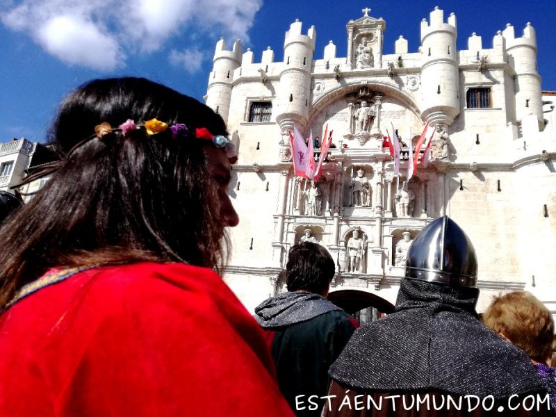 El arco de Santa Maria en Burgos