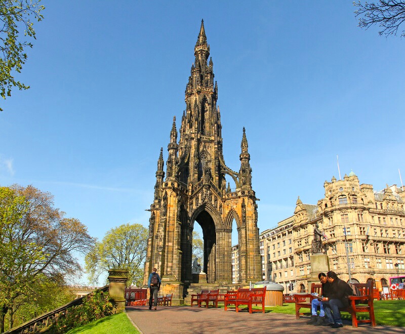 Princess Street Garden en Edimburgo