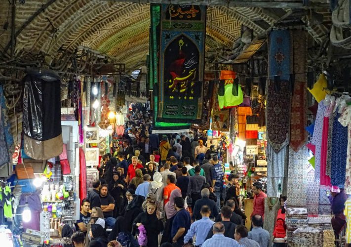 Bazar en Iran de compras