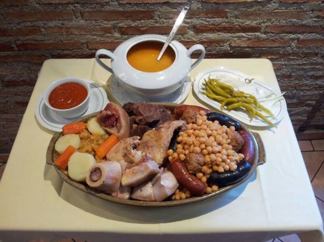 Cocido madrileño completo Cocido madrileño completo