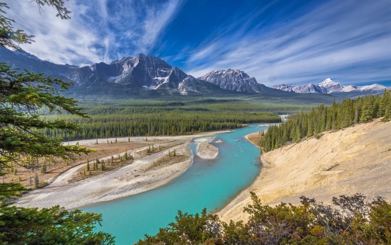 Paisajes de Jasper en Canadá