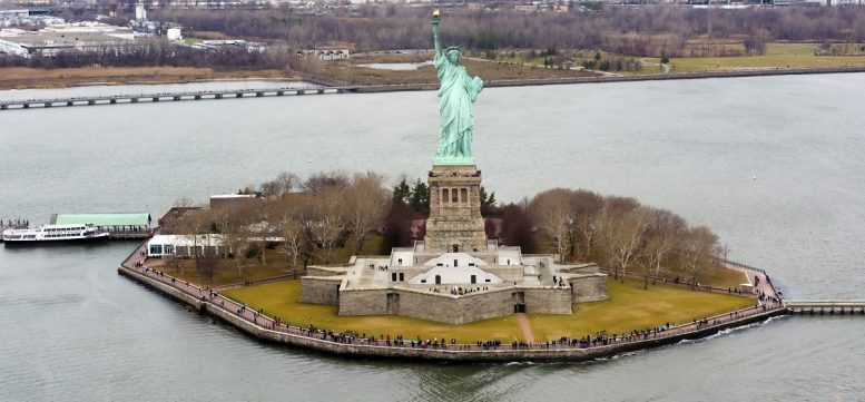Estatua de la Libertad en la isla Liberty