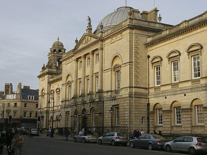 Fachada de Guildhall Market en Bath