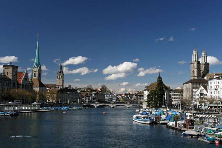 Rio Limmat en Zurich