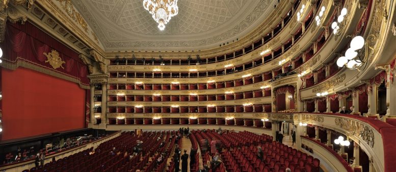 Interior de La Scala de Milán