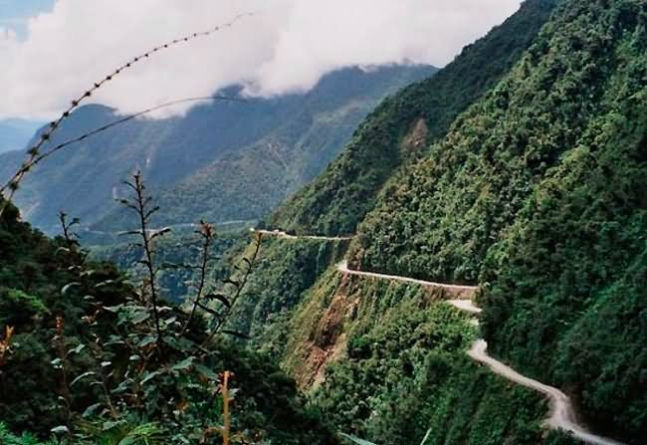 Carretera a Los Yungas, Bolivia