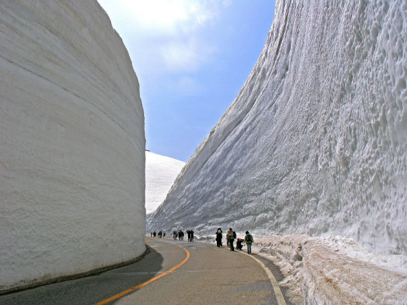 Carretera a Tateyama Kurobe, Japón