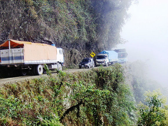 Carretera más peligrosa del mundo, Bolivia