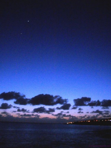 Venus y Jupiter en primavera desde Portugal