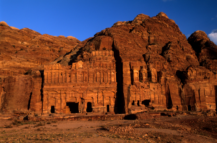 Tumbas nabateas en Petra, Jordania