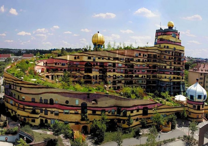Edificio Waldspirale, diseñado por Hundertwasser