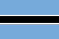 botsuana bandera