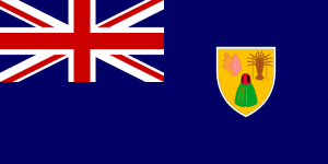 islas turcas y caicos bandera