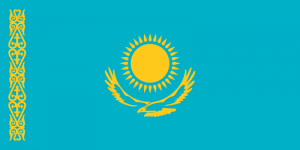 kazajistan bandera