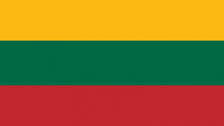 bandera de lituania