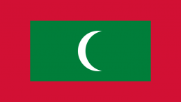 Bandera de las Islas Maldivas
