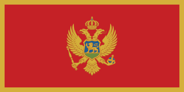 bandera de montenegro