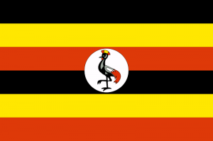 Uganda bandera