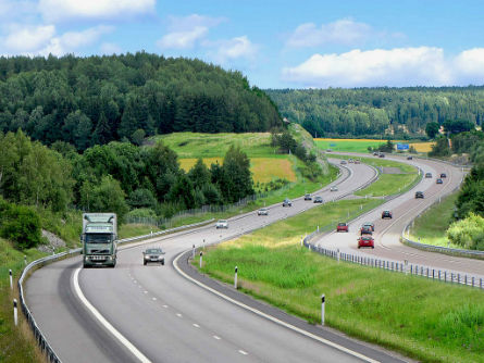 Carreteras Suecia conducir en viaje