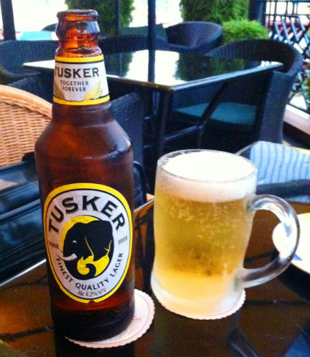 Cerveza típica de Kenia