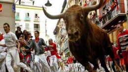 Encierro de San Fermín en Pamplona