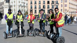 Segway trip y blogueros de Madrid