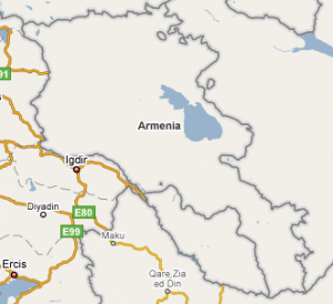 armenia mapa