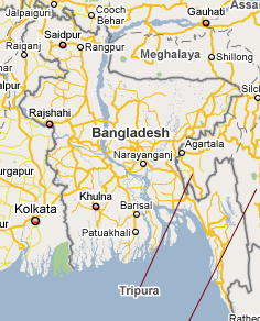 bangladesh mapa