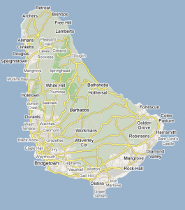 Barbados mapa