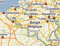 Belgica mapa