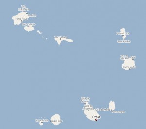 cabo verde mapa