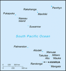 islas cook mapa