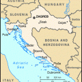 Mapa de Croacia