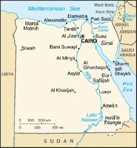 egipto mapa