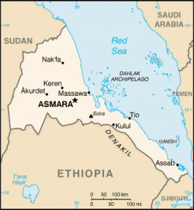 eritrea mapa