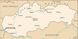 eslovaquia mapa