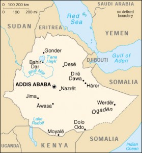 etiopia mapa