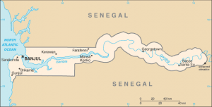 gambia mapa