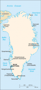 groenlandia mapa